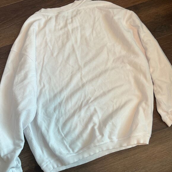 chicka-d Women's Standard Corded Campus Crewneck Sweatshirt "CAROLINA tar heels" - Picture 6 of 10